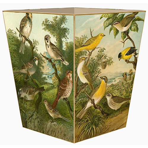 Bird Wastebasket