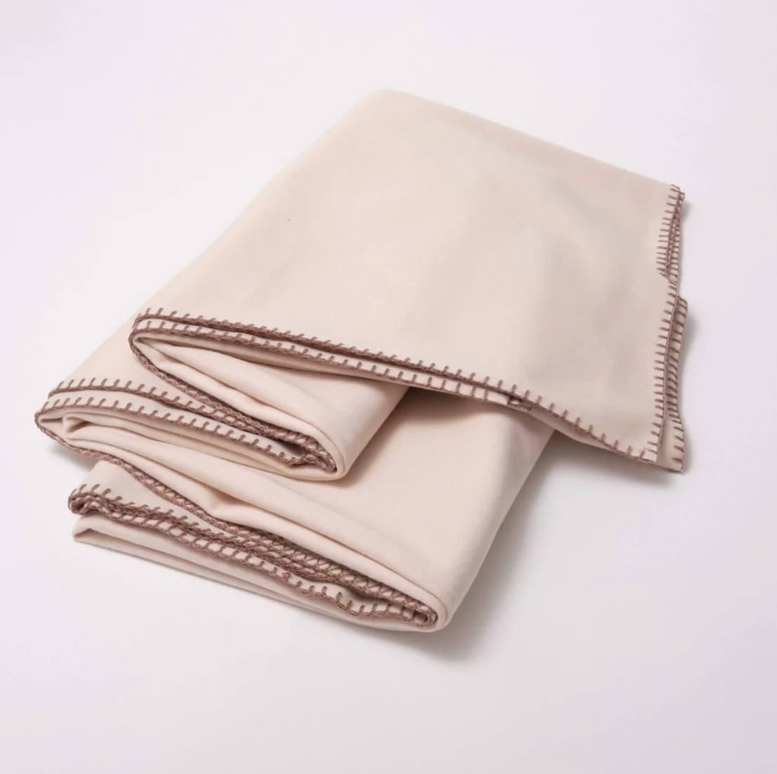 Pure Wool Throw- Ivory