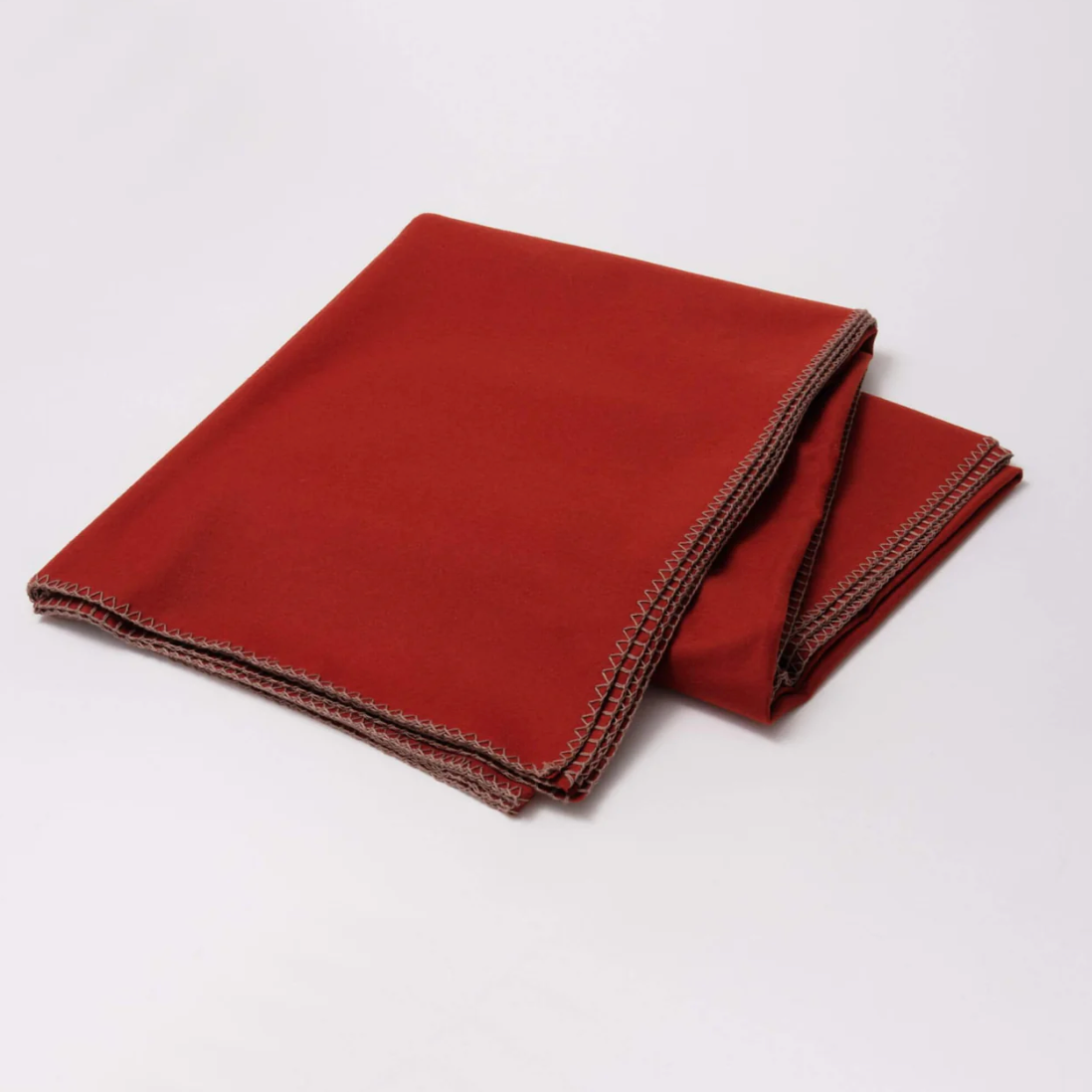Pure Wool Throw- Tomato