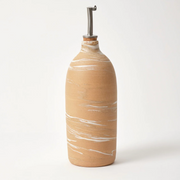 Red Marbled Oil Bottle
