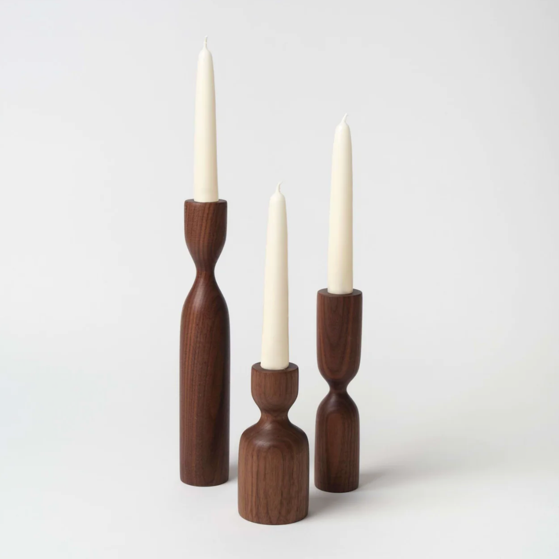 Candlesticks  Walnut
