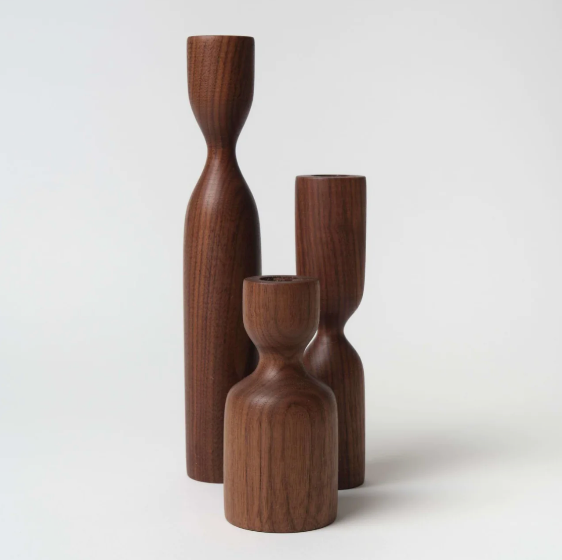 Candlesticks  Walnut