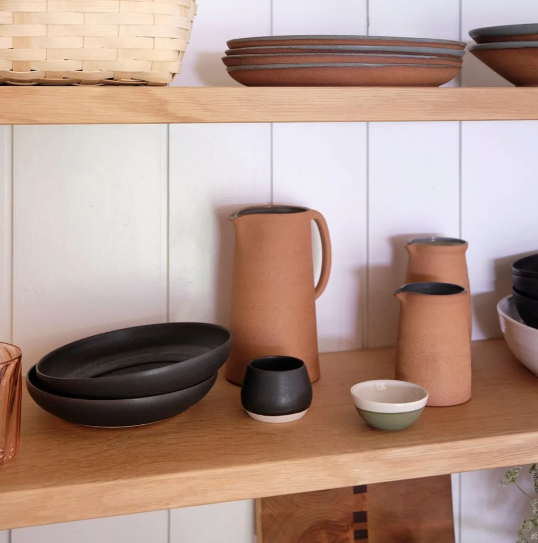 Pasta Plate Black
