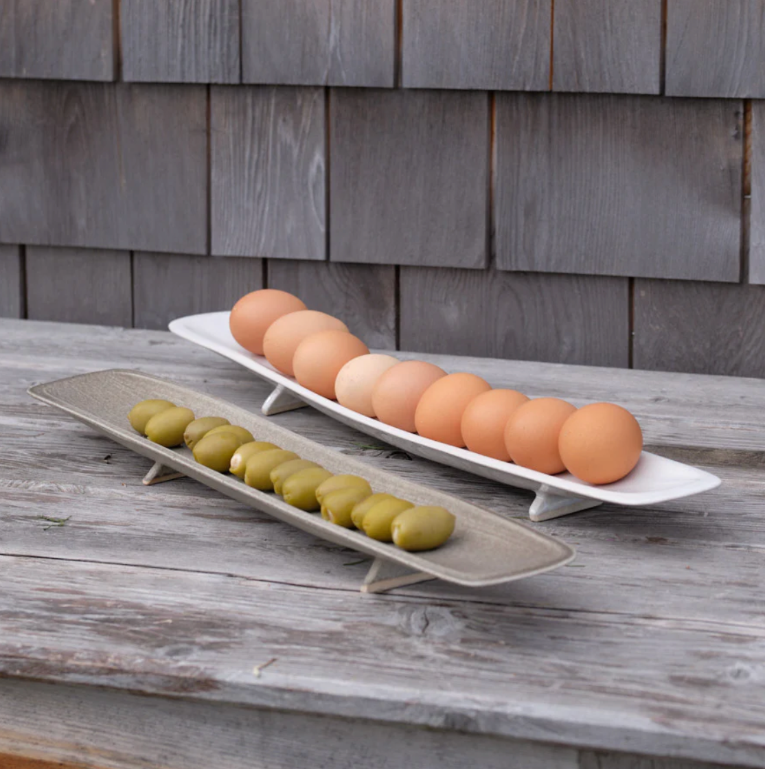 Olive Platter White