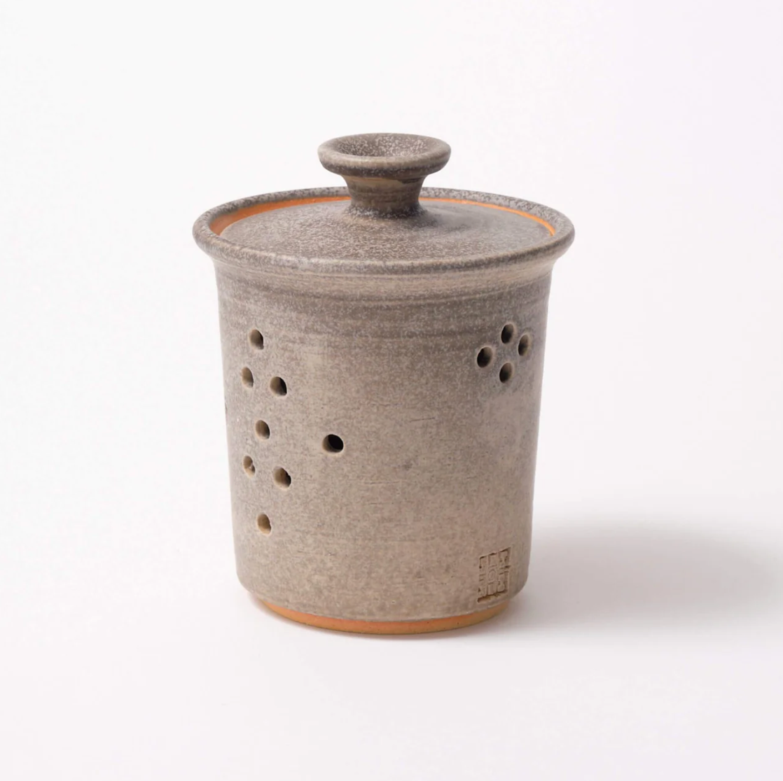 Garlic Jar Grey