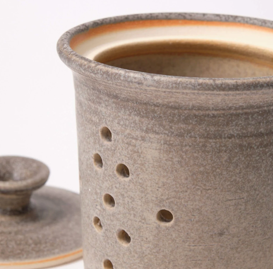 Garlic Jar Grey