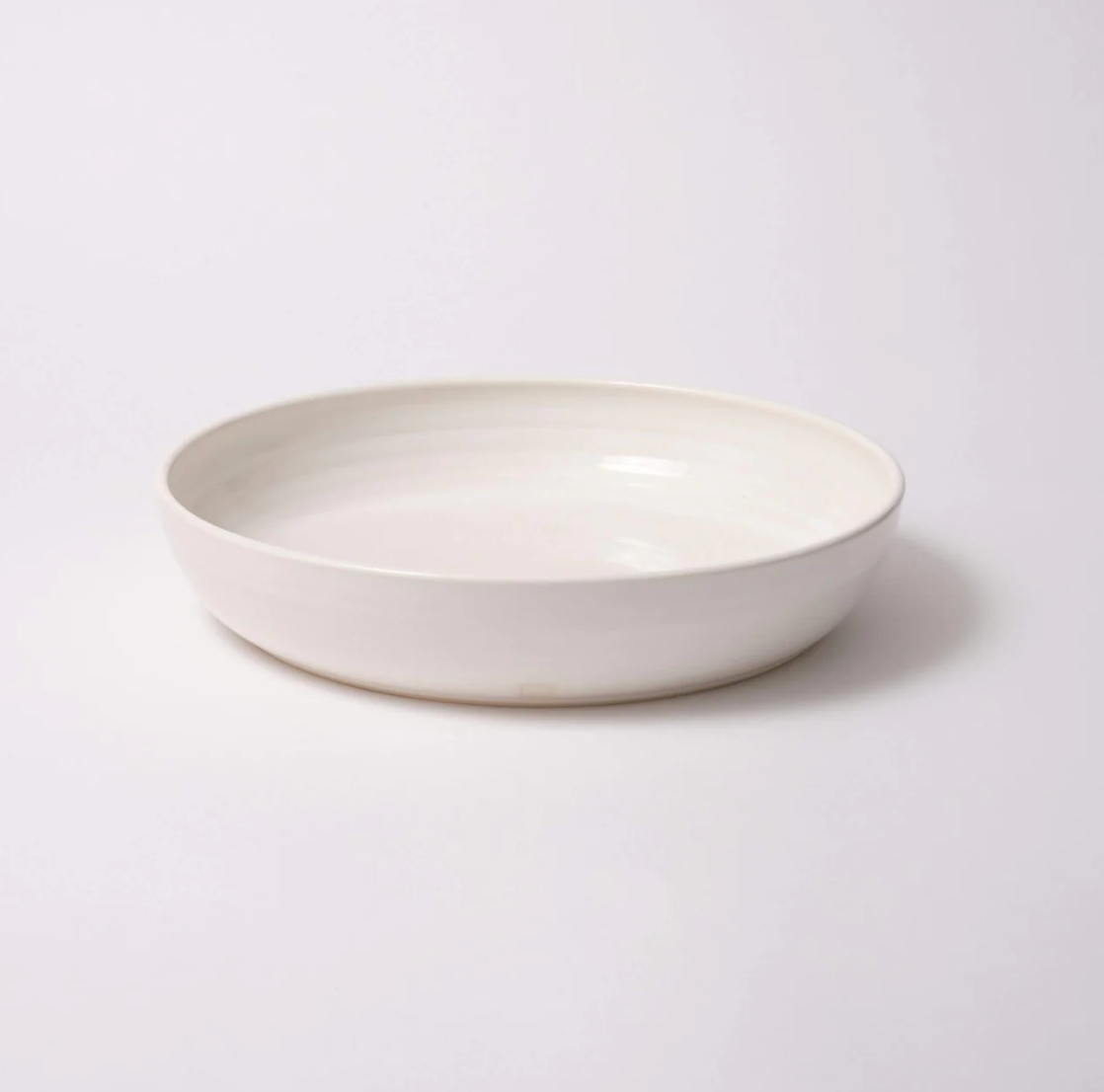 White Serving Bowl