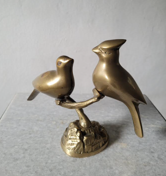 Perching Birds Statue