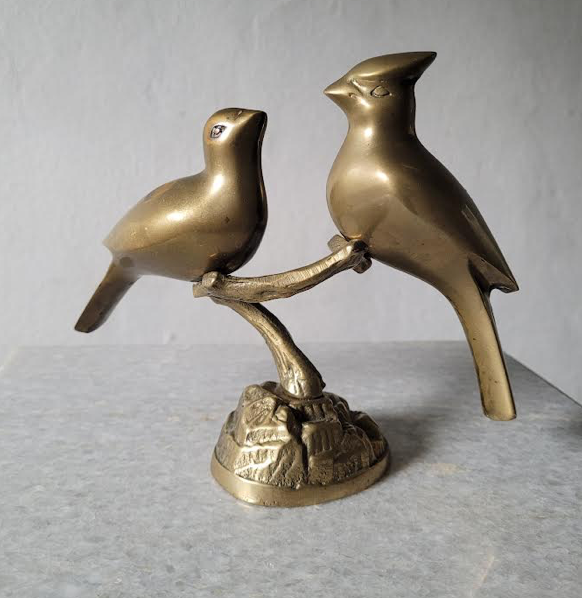 Perching Birds Statue