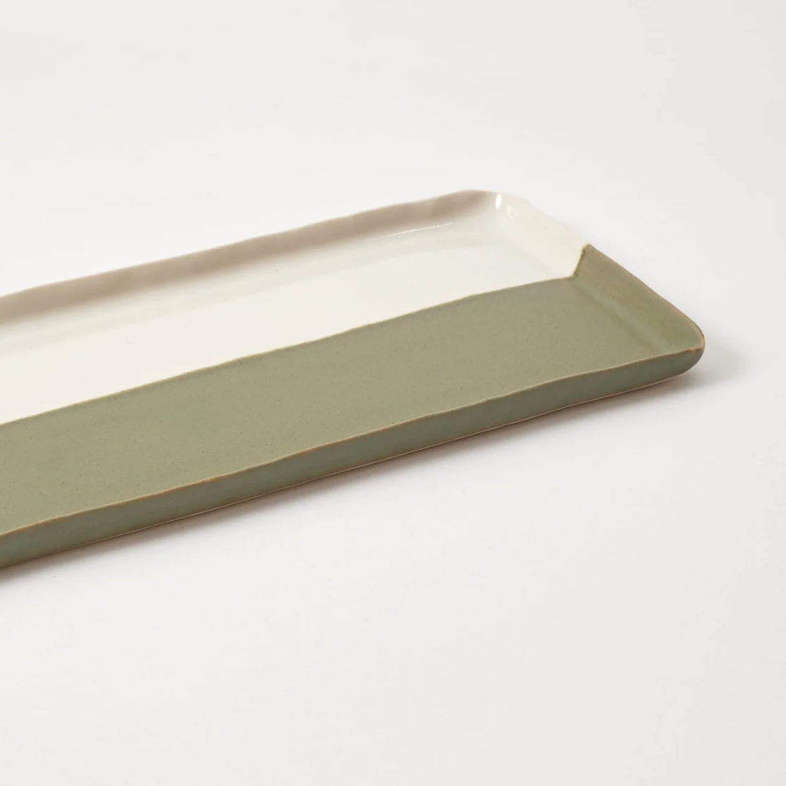 Serving Plate Green