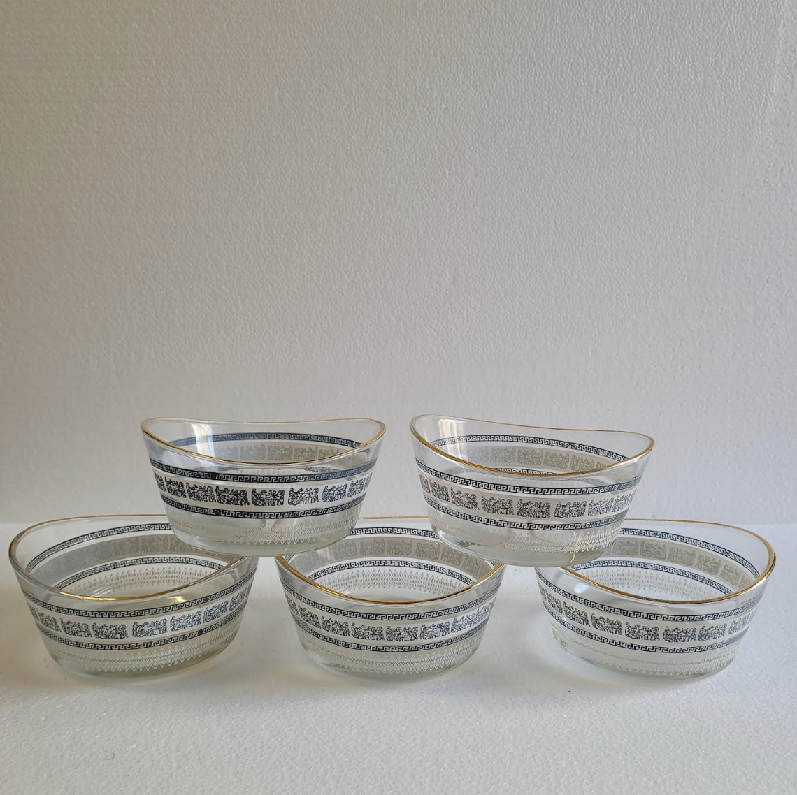 Greek Pattern Bowls