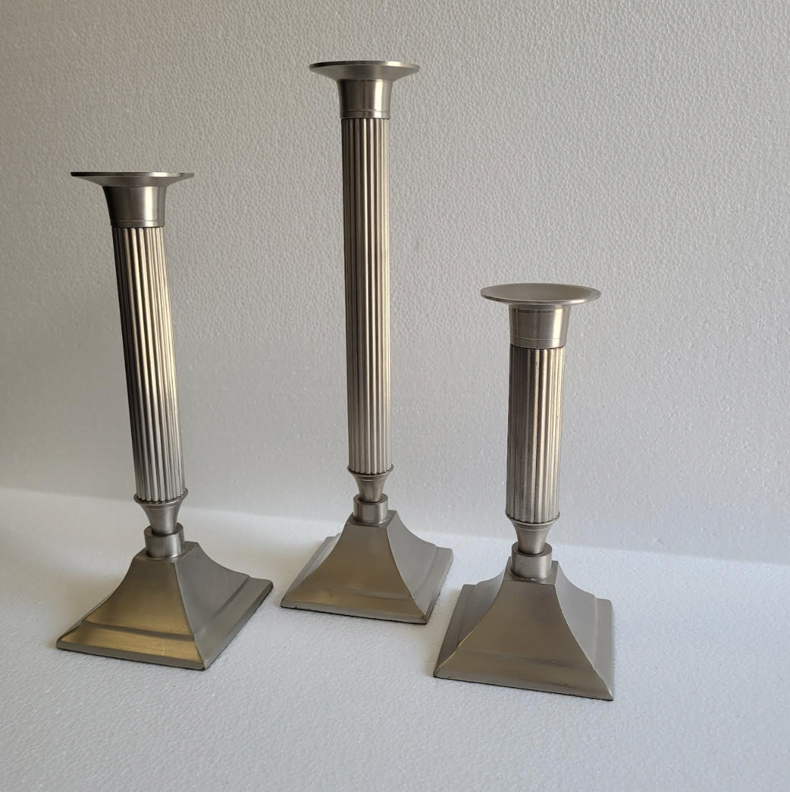 Silver Candleholders