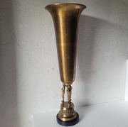 Goddess Brass Vase