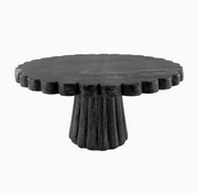 Marble Scalloped Cake Stand