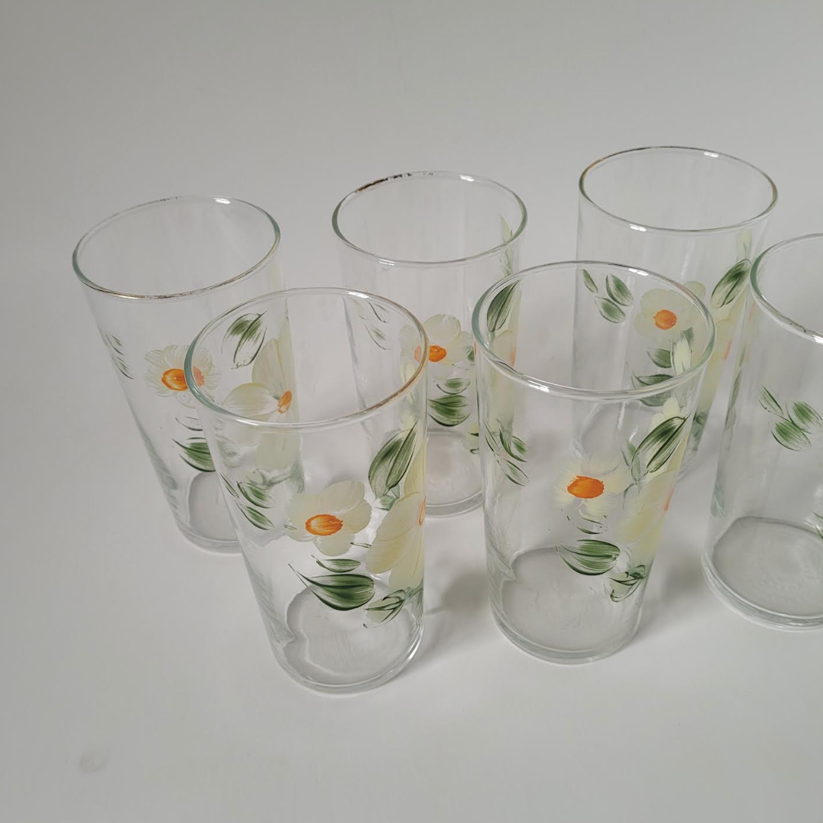 Cosmos Floral Glasses