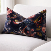 Navy Floral Lumbar