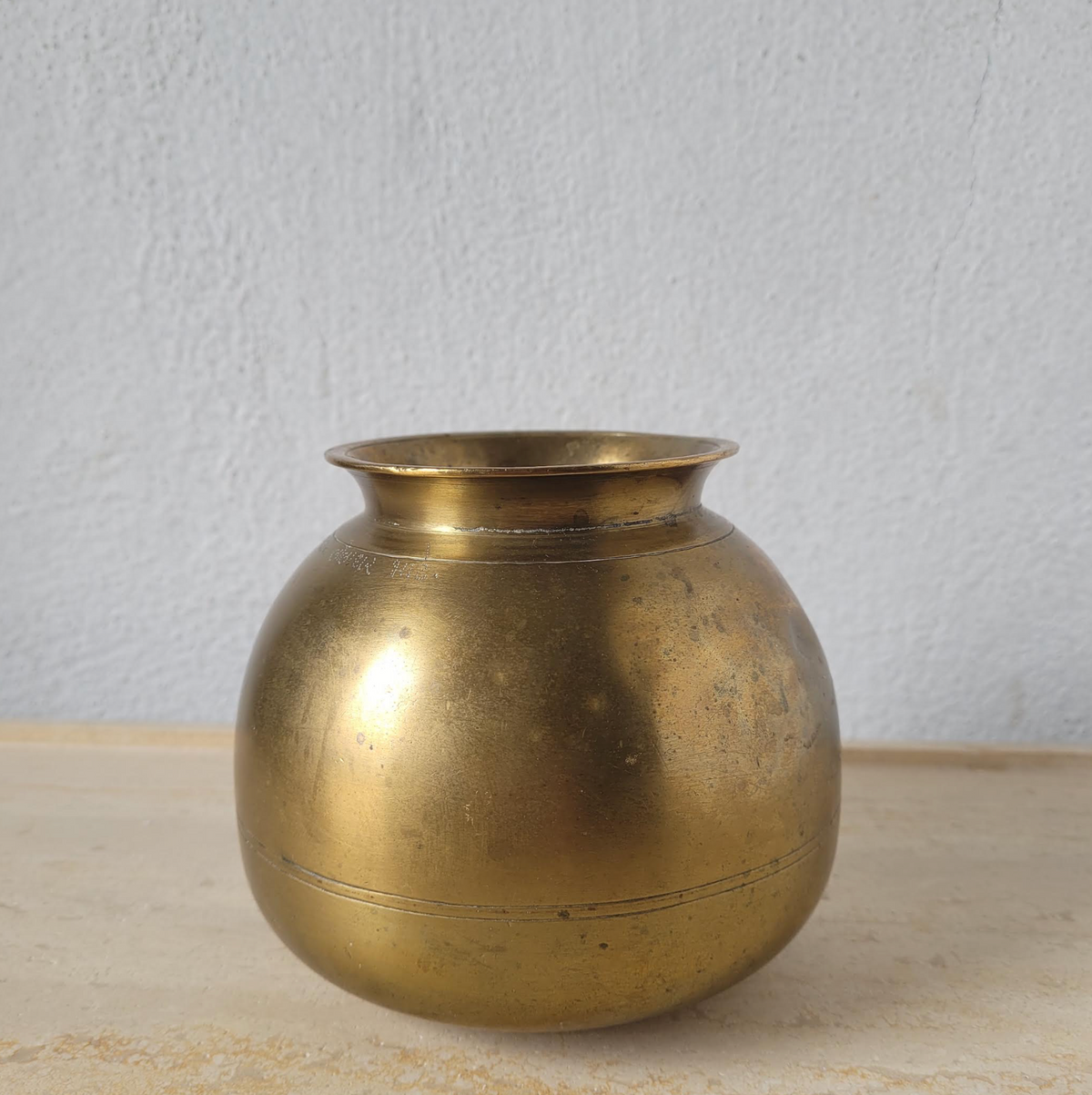 Heavy Brass Water Pot