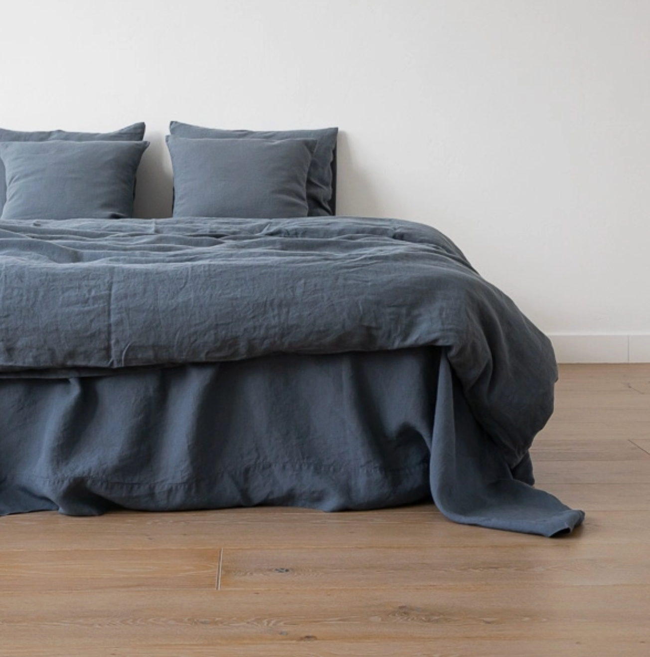 Linen Duvet Blue