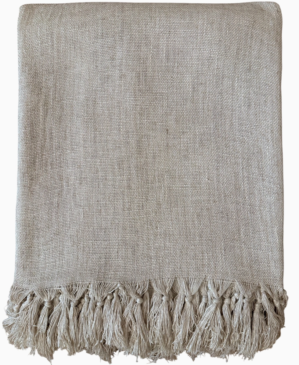 XL Linen Blanket