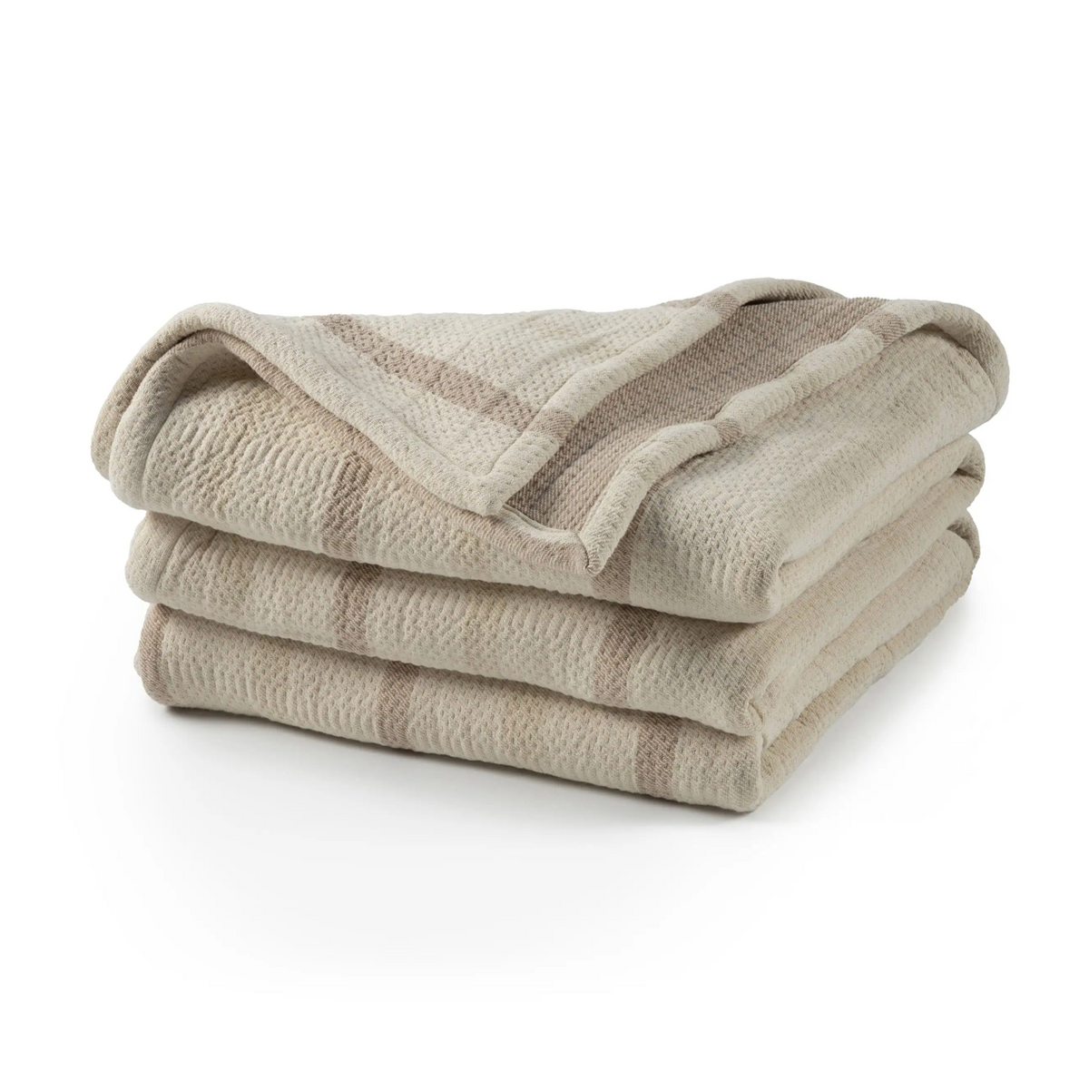 Lowen Stripe Blanket Natural