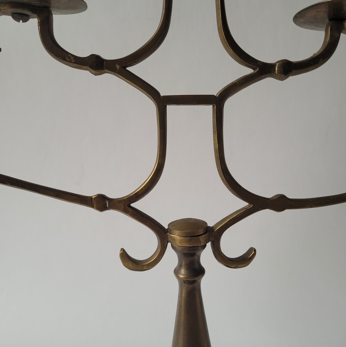 5 Tiered Brass Candelabra