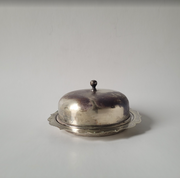 Silver Lidded Serving Dish
