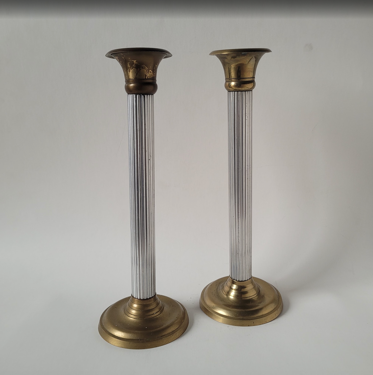 Mix Metal Candlesticks