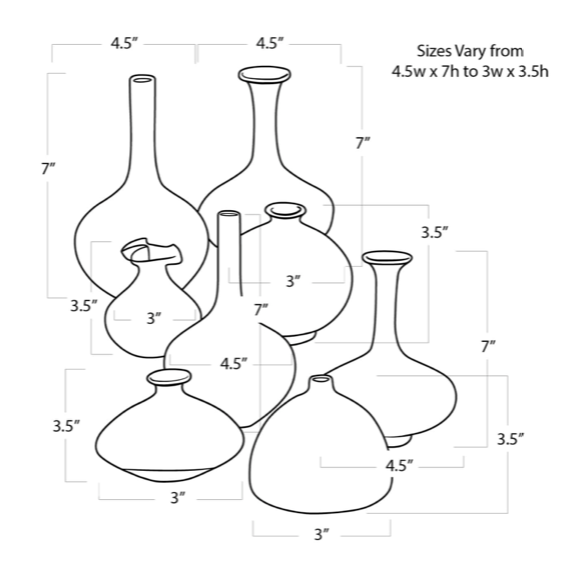 Porcelain Bud Vases
