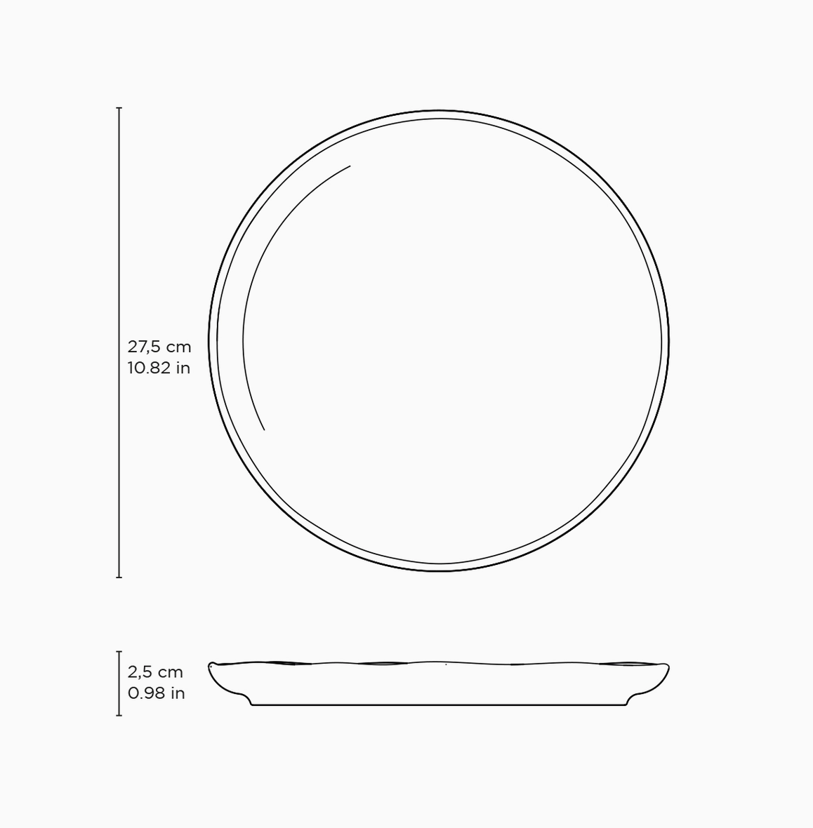 Amber Dinner Plate