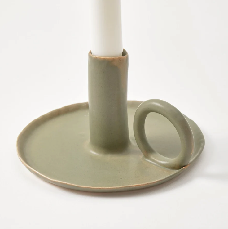 Candle Holder Green