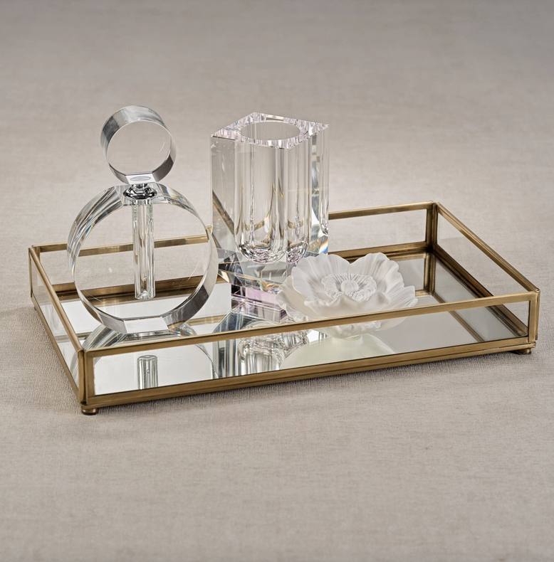 Mirrored Vanity Tray