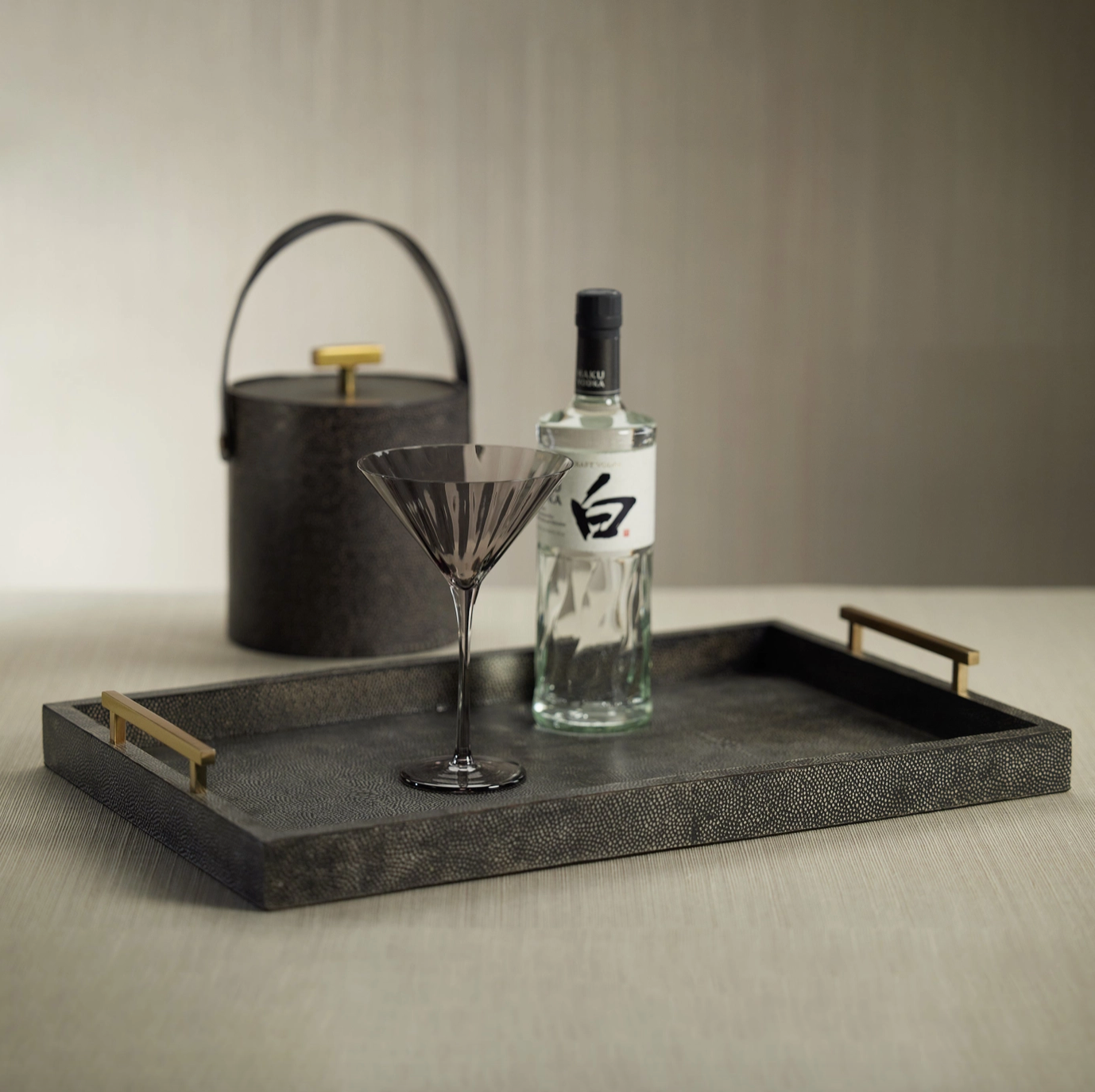 Navy Shagreen