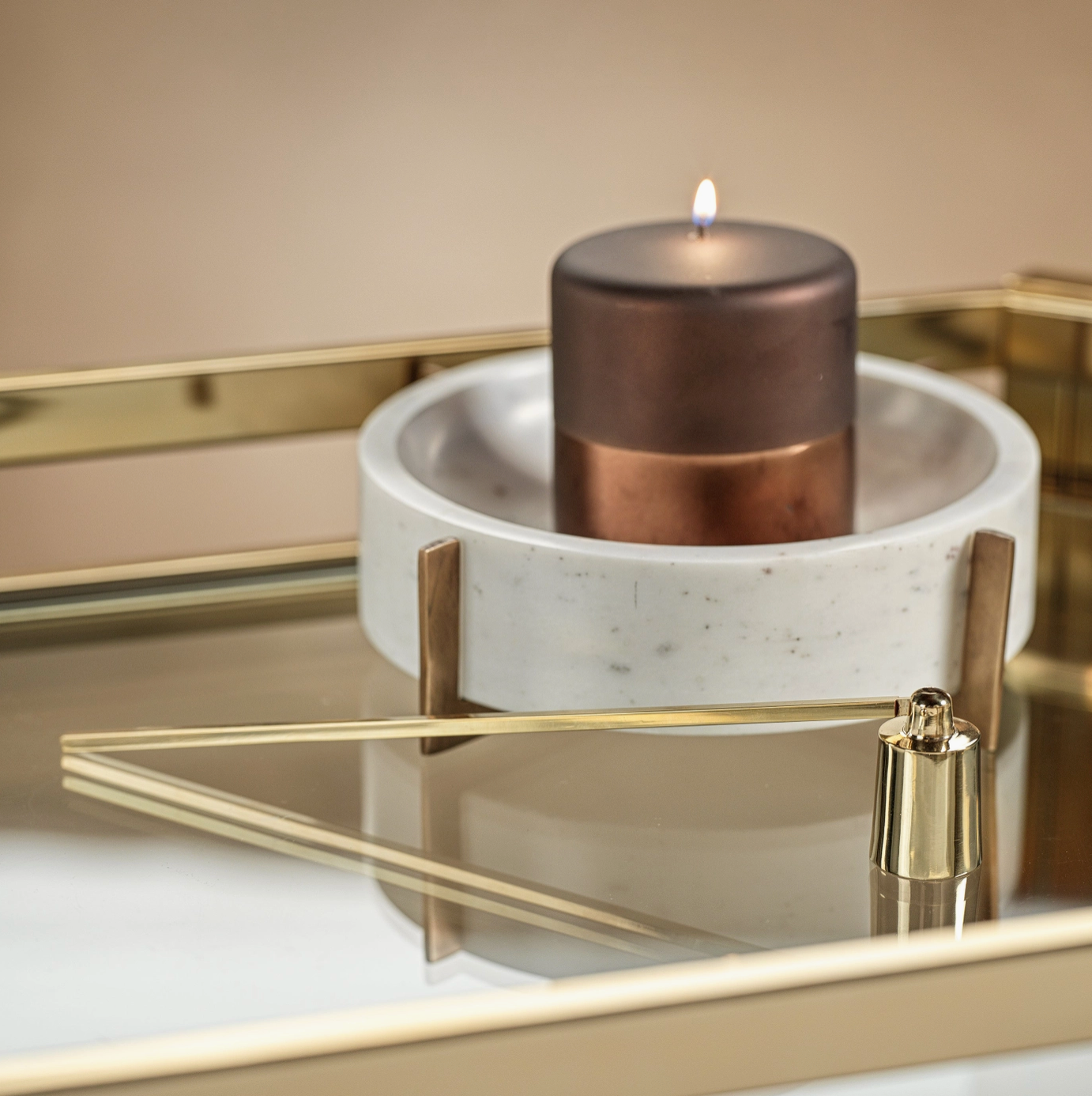 Brass Candle Snuffer