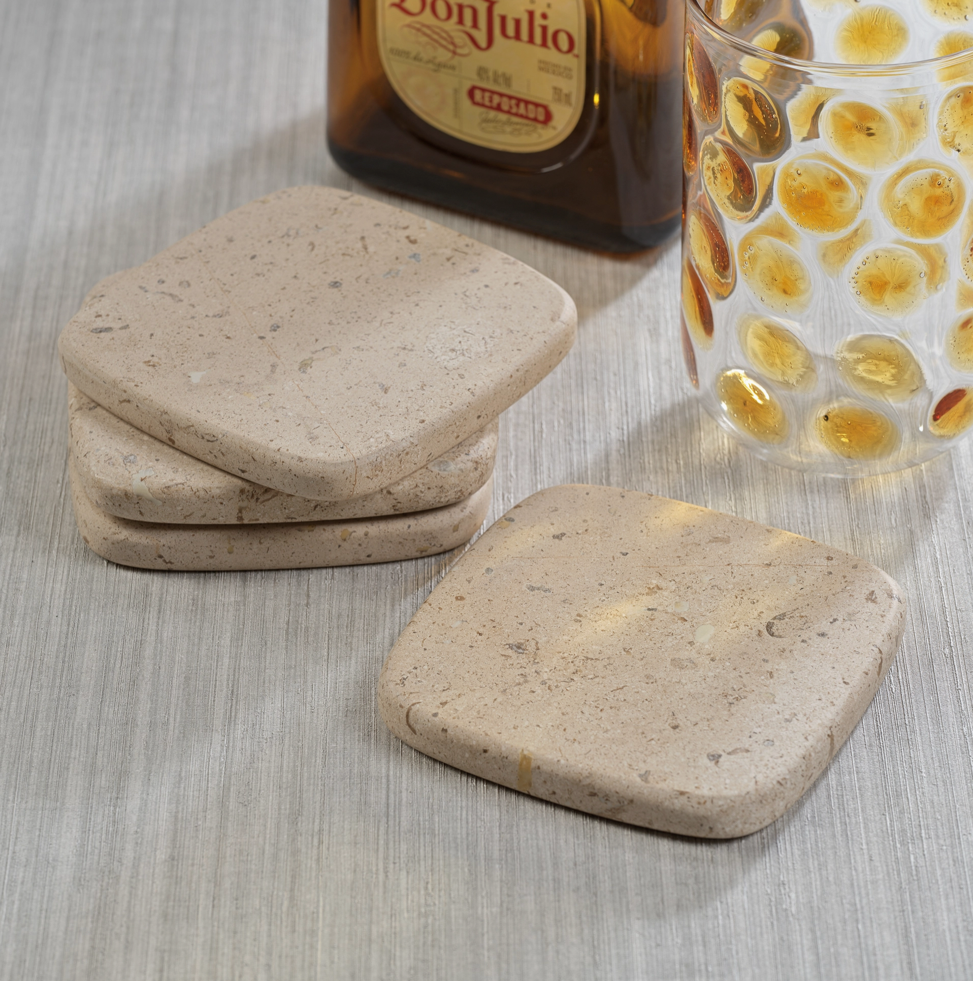 Travertine Coasters