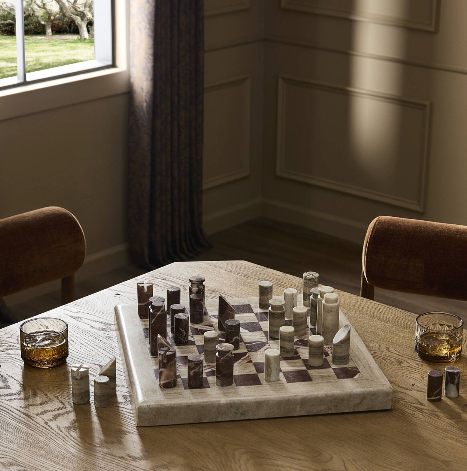 Stone Chess Set