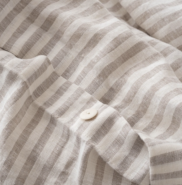 Linen Ticking Duvet
