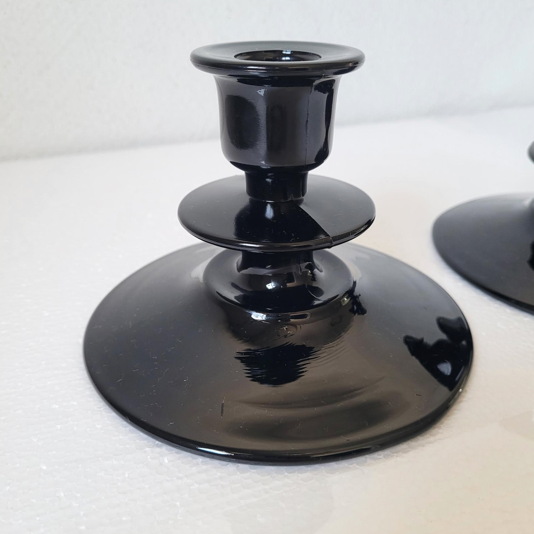 Black Glass Holder