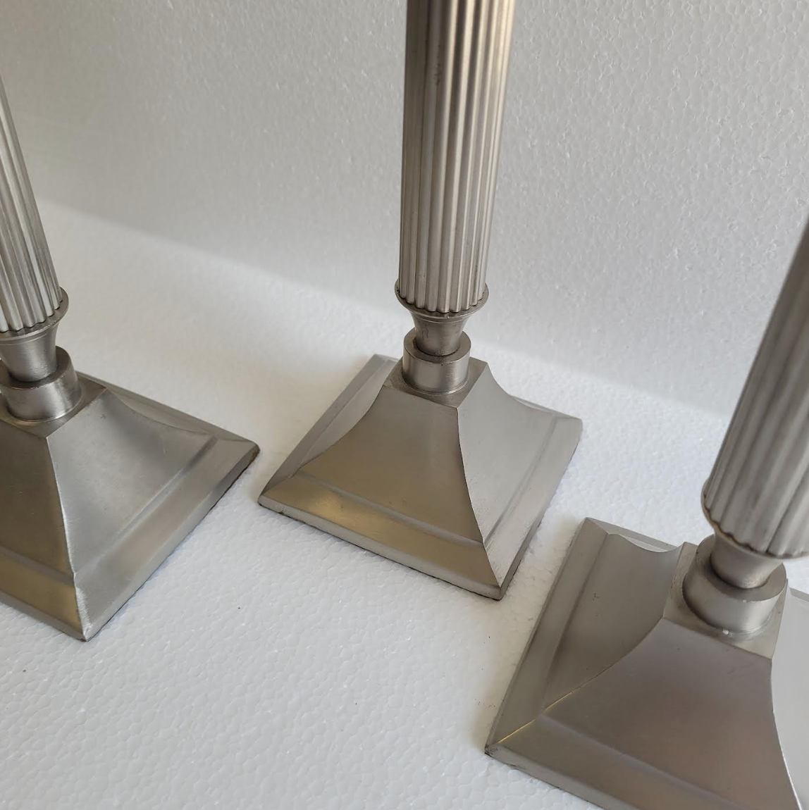 Silver Candleholders