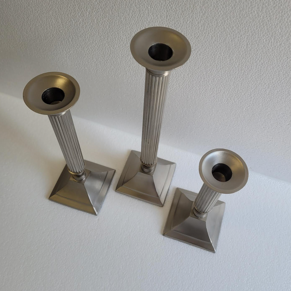 Silver Candleholders