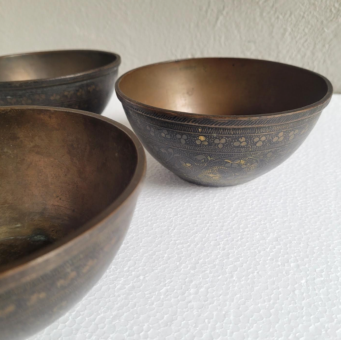 Etched Copper Bowls