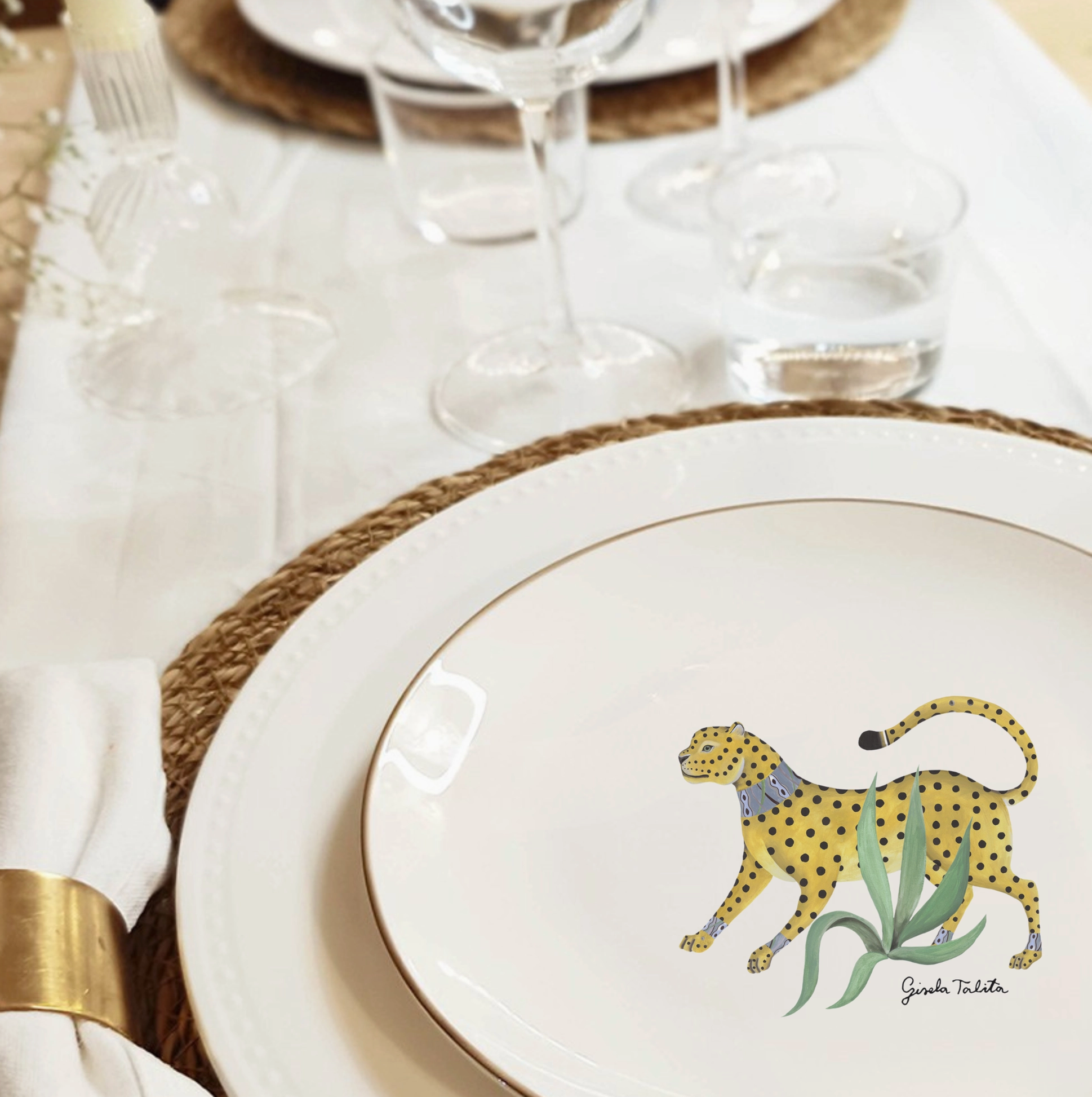 Cheetah Side Plate