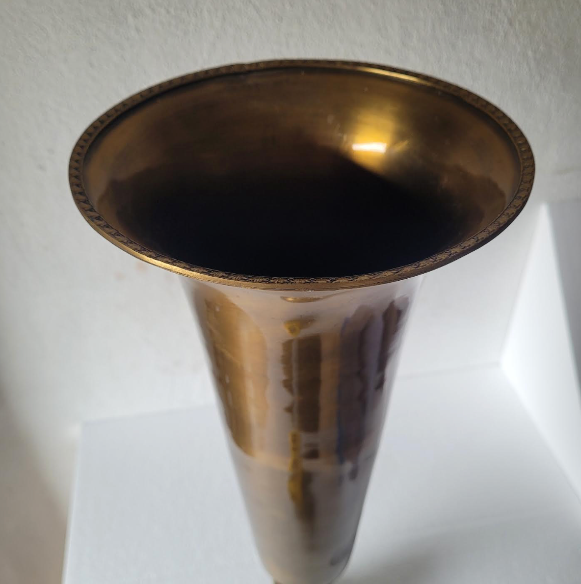 Goddess Brass Vase