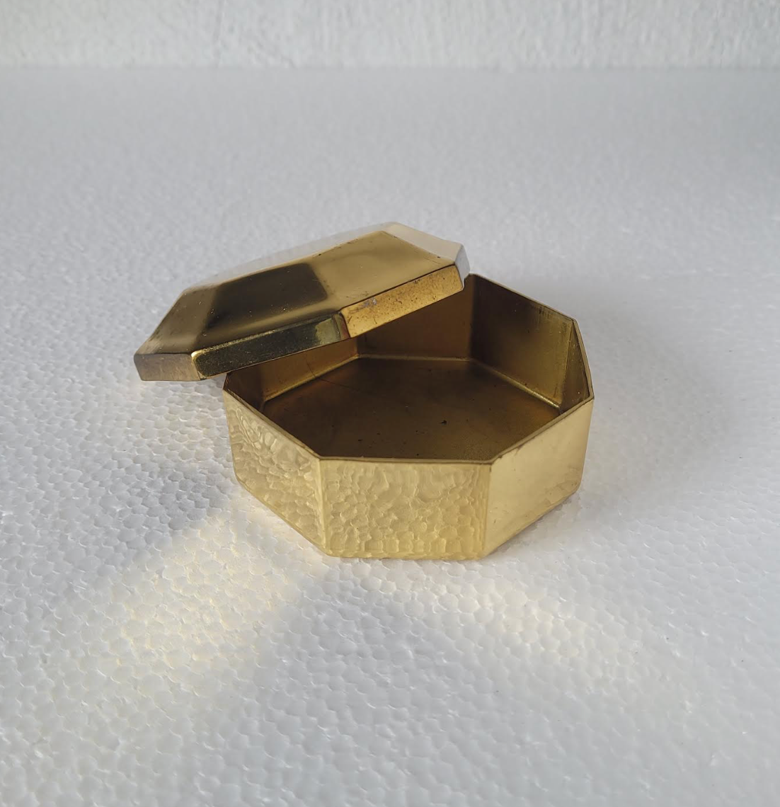 Brass Lidded Octagon Box