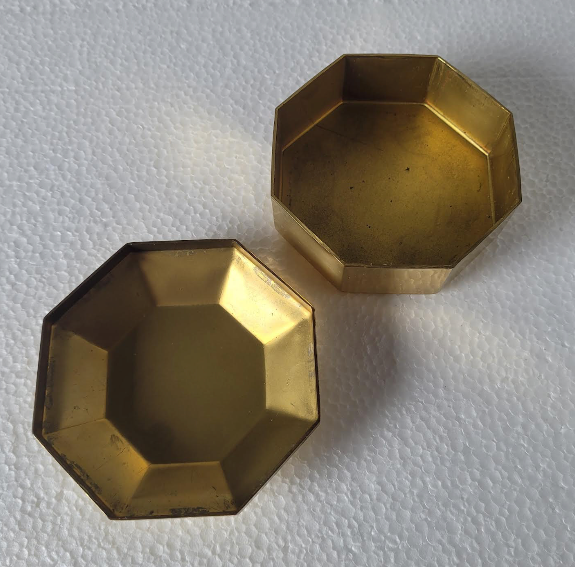 Brass Lidded Octagon Box