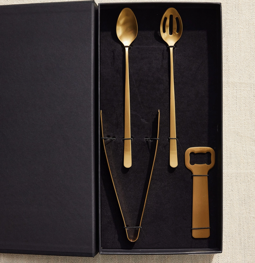 Matte Gold Bar Set