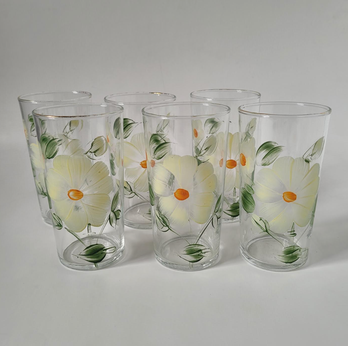 Cosmos Floral Glasses