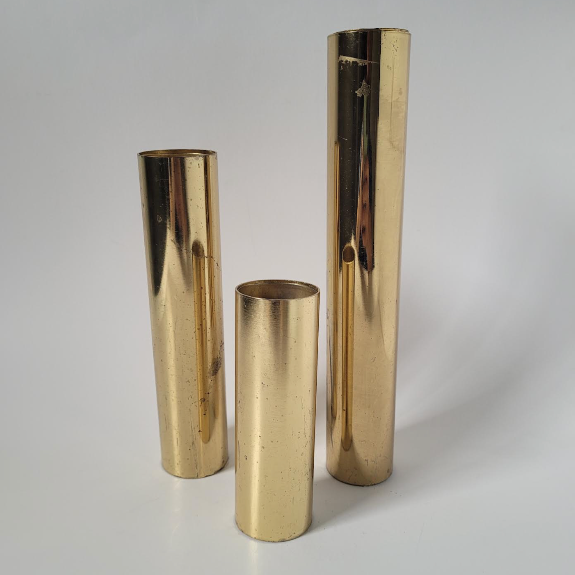 Brass Tealight Candle Trio