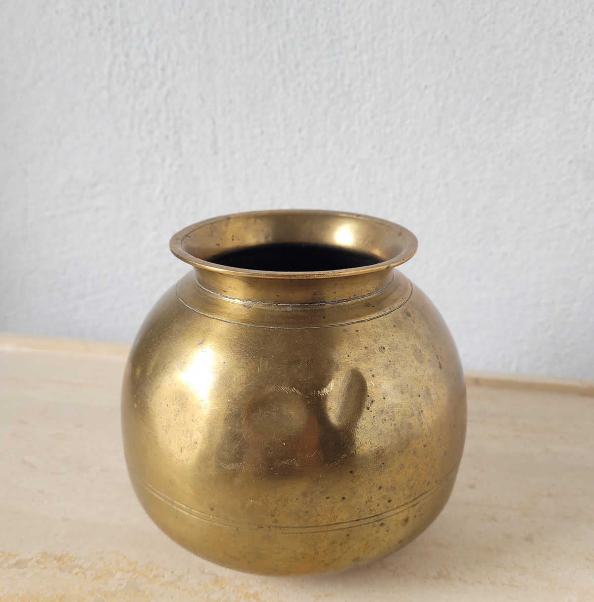 Heavy Brass Water Pot