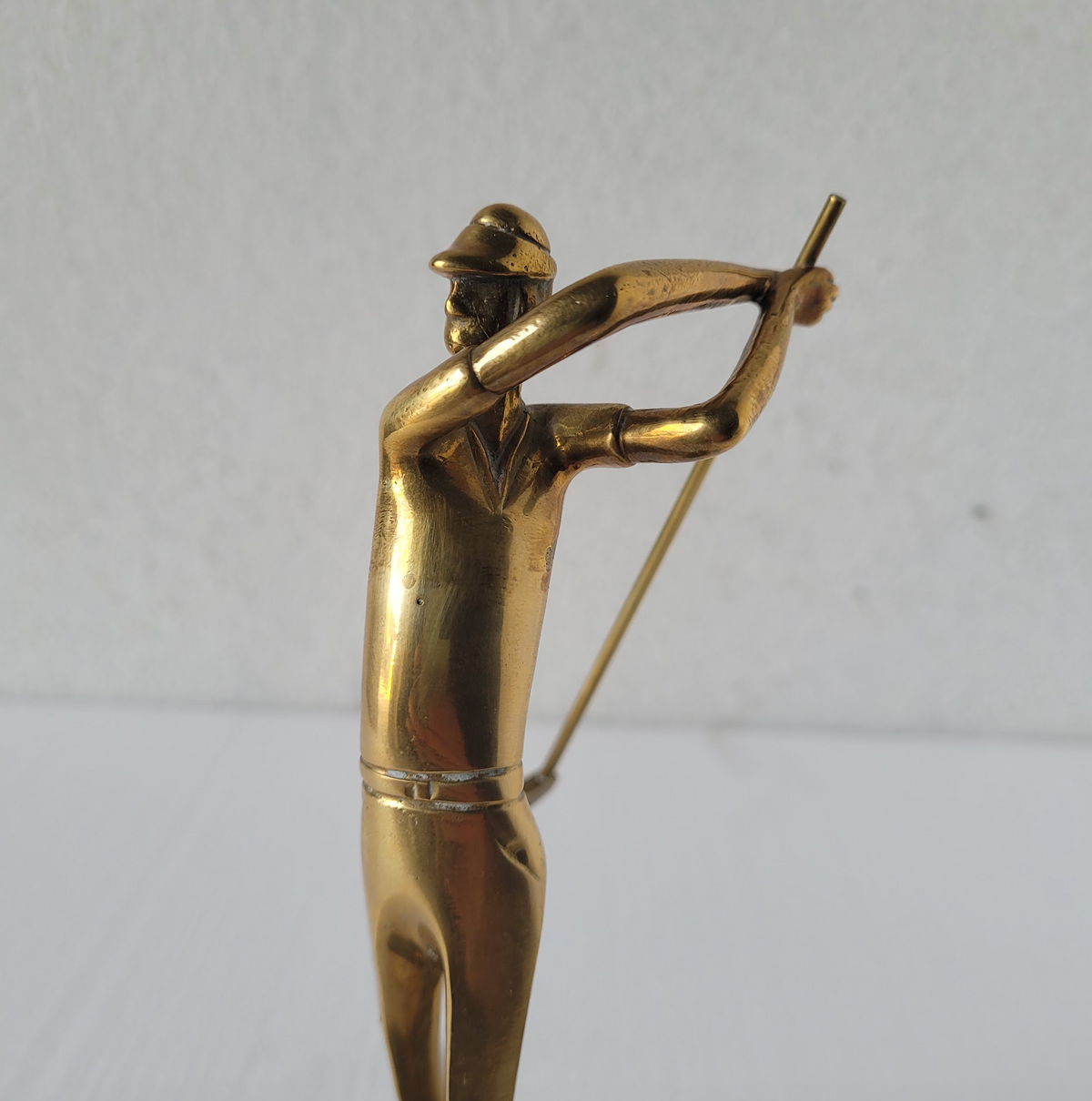 Brass Golfer Statue