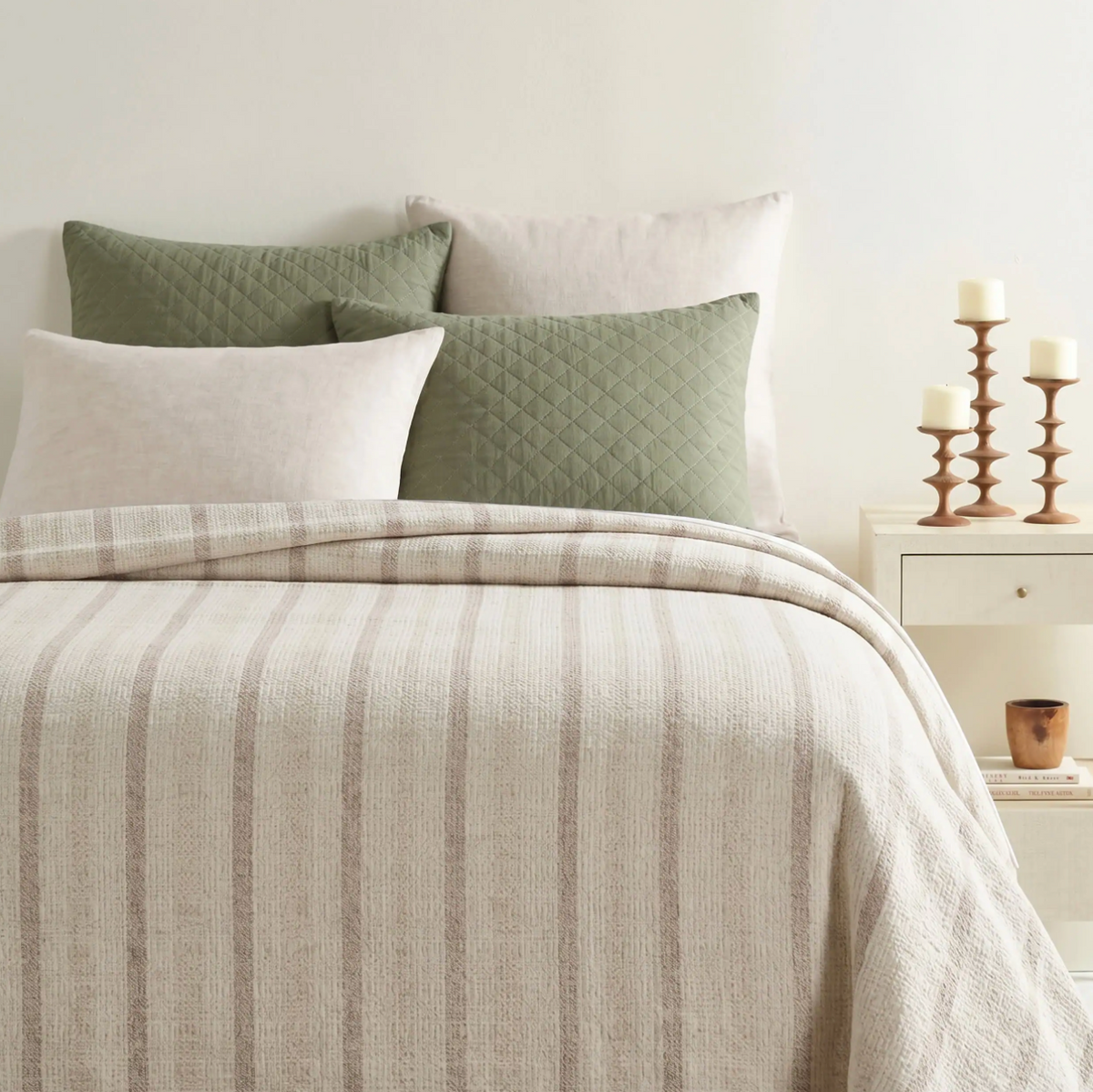 Lowen Stripe Blanket Natural